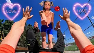 COMPLETELY CRAZY GIRL WONT LEAVE ME ALONE (Funny Comedy ParkourPOV)