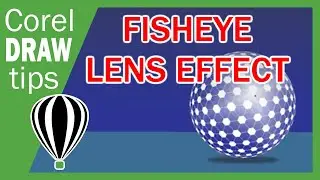 #shorts Fish eye lens in CorelDraw