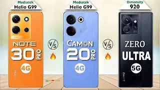 Infinix Note 30 pro vs Tecno Camon 20 Pro vs Zero ULtra Full Comparison| 