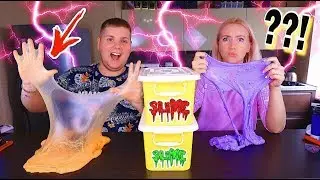 ТАЙНЫЕ КОРОБКИ СЛАЙМ ЧЕЛЛЕНДЖ 👻 Лизун из Случайных Ингредиентов MYSTERY BOX SLIME CHALLENGE