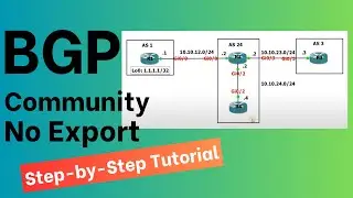 Configure the BGP Community No Export | Step-by-Step Tutorial