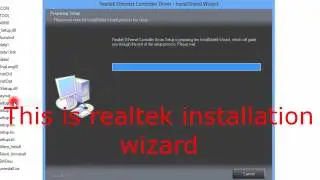 How to install Realtek LAN Driver