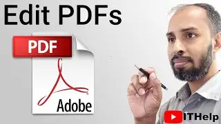 How to Edit PDF File easily || Edit PDF || কিভাবে PDF File edit করব || How to Edit PDF  #ITHelp