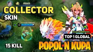 Collector Skin! Popol And Kupa Best Build 2023 [ Top 1 Global Popol Kupa Gameplay ] Mobile Legends