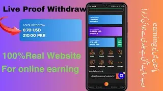 2024 Earning Website Without investment |Live Proof Withdraw| In Jazzcash, Easypaisa