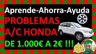 🤑Aprende y evita que te timen con las reparaciones del A/C en el taller. Final feliz con Honda CR-V