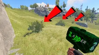 How to make bushes invisible in rust.