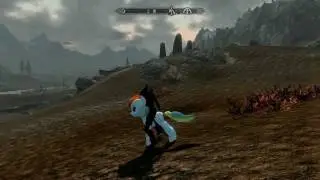 Skyrim my little pony horse mod