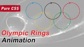 Olympic Logo Rings Animation  | Pure CSS | CSS Tricks