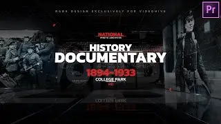 History Documentary Promo Template For Adobe Premiere Pro | MOGRT