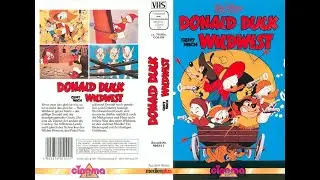 Donald Duck Goes West German VHS Opening (Disney) 1985?
