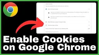 How to Enable Cookies on Google Chrome