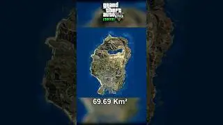 Evolution of GTA Map Sizes in GTA Games 