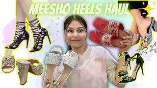 HUGE *MEESHO FOOTWEAR* HAUL | Meesho Heels | Heels | Meesho Haul | HeyItsAanchal