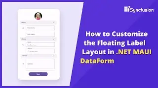 Customizing the Floating Label Layout in .NET MAUI DataForm