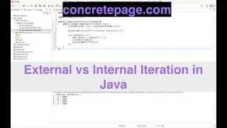 External vs Internal Iteration in Java
