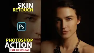 Skin retouch photoshop actions free download #photoshop