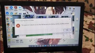 The process cannot access the file because it is being used by another process