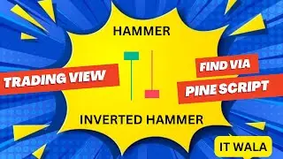 Mastering Hammer and Inverted Hammer Candlestick Patterns with Pine Script on TradingView || IT WALA