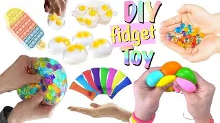 11 KENDİN YAP FIDGET TOY FİKRİ - Viral TIKTOK Fidget ve Pop It Toy – Evde Stres Oyuncağı Yapımı