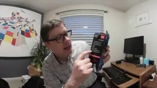 Most amazing Unboxing of Corded RCA Slimline Landline Phone - 360 video with ambisonic sound