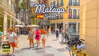 Malaga, Spain 🇪🇸 - Summer On Steroids 🌞 - 4k HDR 60fps Walking Tour (▶92min)