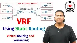 VRF Using Static Routing By Creating Multiple Sub-Interface | Network Engineer | 
