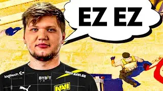 S1MPLE КОЛИТ 3000 ELO ТИММЕЙТАМ НА MIRAGE