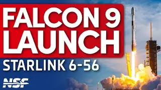 SpaceX Falcon 9 Launches Starlink 6-56