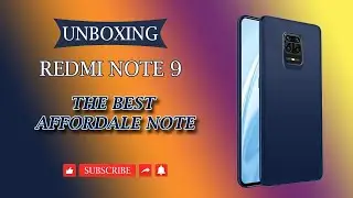 Redmi Note 9 Unboxing || Affordable Note!