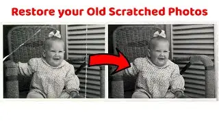 Restore Your Old Scratched Photos 😍 