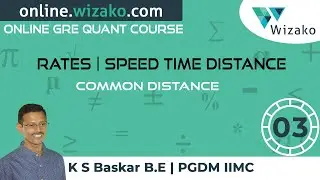 GRE® Rates Sample Question 3 | Common Distance - Distance Formula |  GRE Sample Question