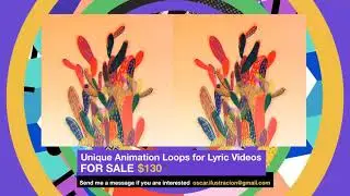 🔴 ANIMATION LYRIC VIDEO FOR MUSICIANS // LOOPS FOR SALE! by Oscar Donado