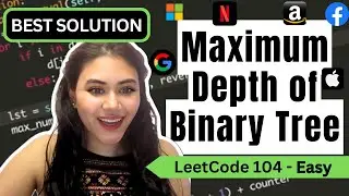 Maximum Depth of Binary Tree - LeetCode 104 - Python
