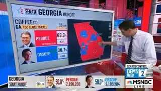 Election Night 2021 - The Georgia Senate Runoffs - 1AM Hour (MSNBC)