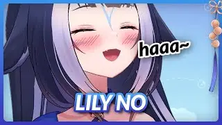 Lily is waiting for the pee