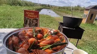 Поймал и сварил ) РАКИ в томатном бульоне, самый вкусный рецепт....