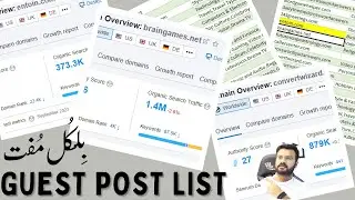 Hack! Guest Post Sites List | How To Find Guest Posting Sites For 100% FREE