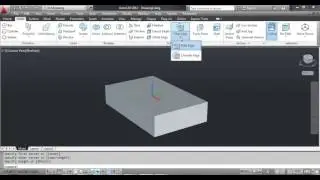 The CHAMFER EDGE Command - AutoCAD