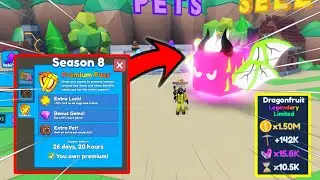 I HATCHED AN ANCIENT DRAGONFRUIT FROM THE NEW SEASON 8 PASS EGG IN MINING SIMULATOR 2!!! (Roblox)