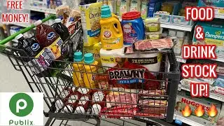 Publix Free & Cheap Grocery Couponing Deals & Haul| FREE MONEY! STOCK UP🔥| 6/18-6/24 or 6/19-6/25