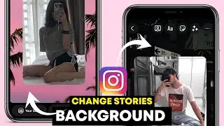 How to Change Instagram Stories Background (2023) | How to Change Background Color Instagram story