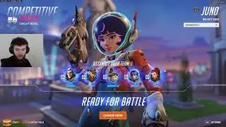 21K HEALS! THE BEST SUPPORT HERO? DAFRAN INSANE JUNO OVERWATCH 2 SEASON 12 GAMEPLAY