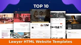 Top 10 Lawyer HTML Website Templates | Best Lawyer or Legal Website Templates | Wpshopmart