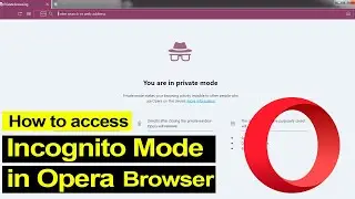 How to Access Incognito Mode in Opera?