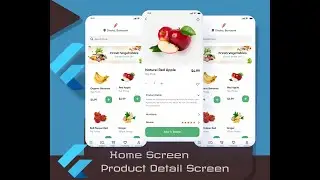 Groceries App -- Home Screen, Product Detail Screen Flutter Speed Code -- part(4)