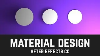 Material Design Layers & Shadows in After Effects (Light Tool Tutorial) - T013