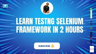 Learn Selenium TestNG automation framework Full Course in 2 Hours