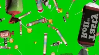 green screen candy falling (chocolate) HD fx effect that MUST WATCH by everyone.