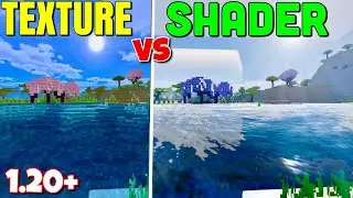 Minecraft Bedrock 1.20+  SHADER vs “SHADER” (Difference Between Texture Pack & Shaders)